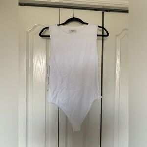 Aritiza white bodysuit (high neck) - size L